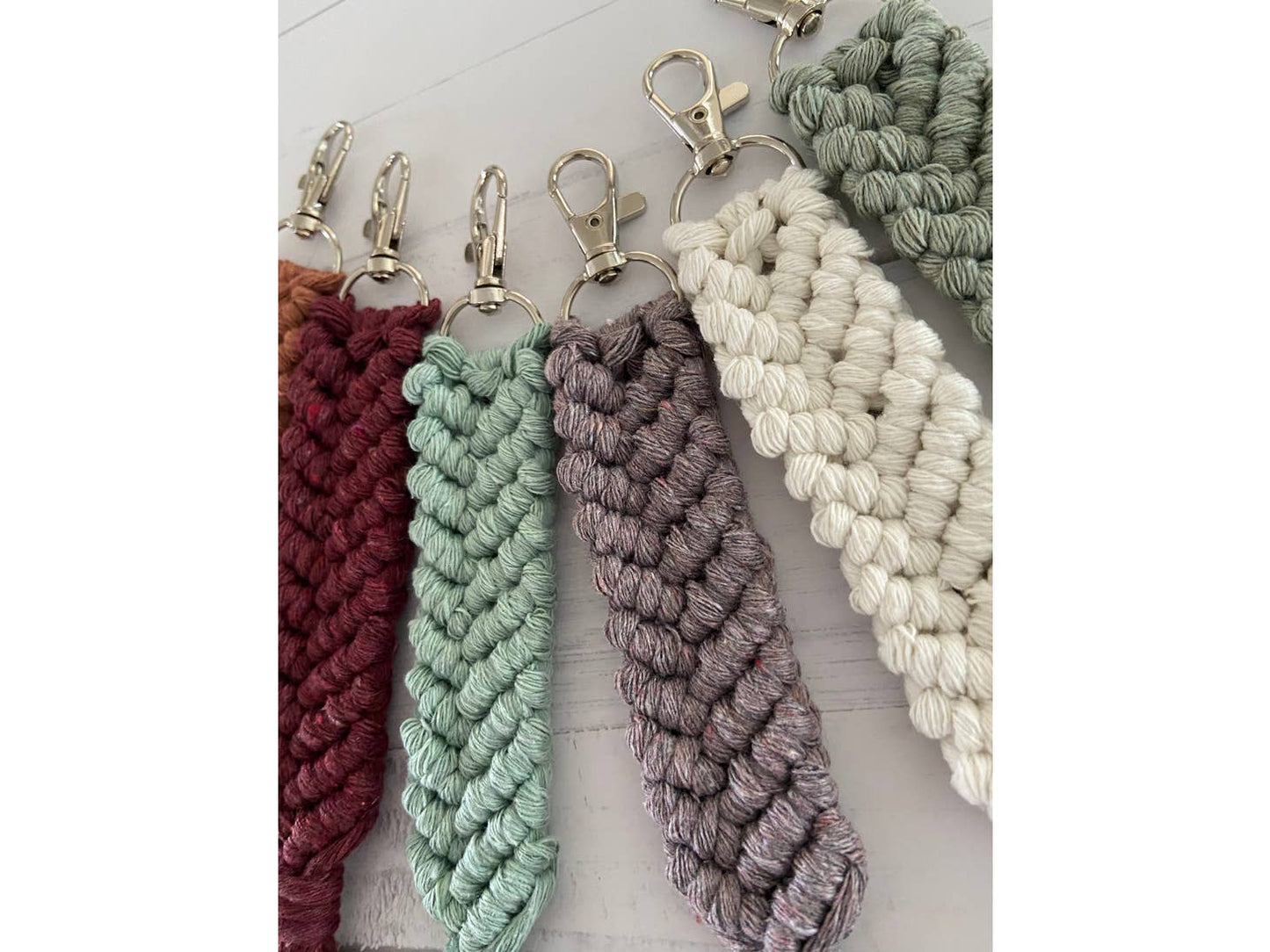 Mermaid Style Macramé Keychain