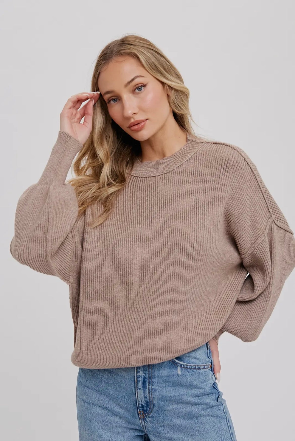 Mock Neck Pullover