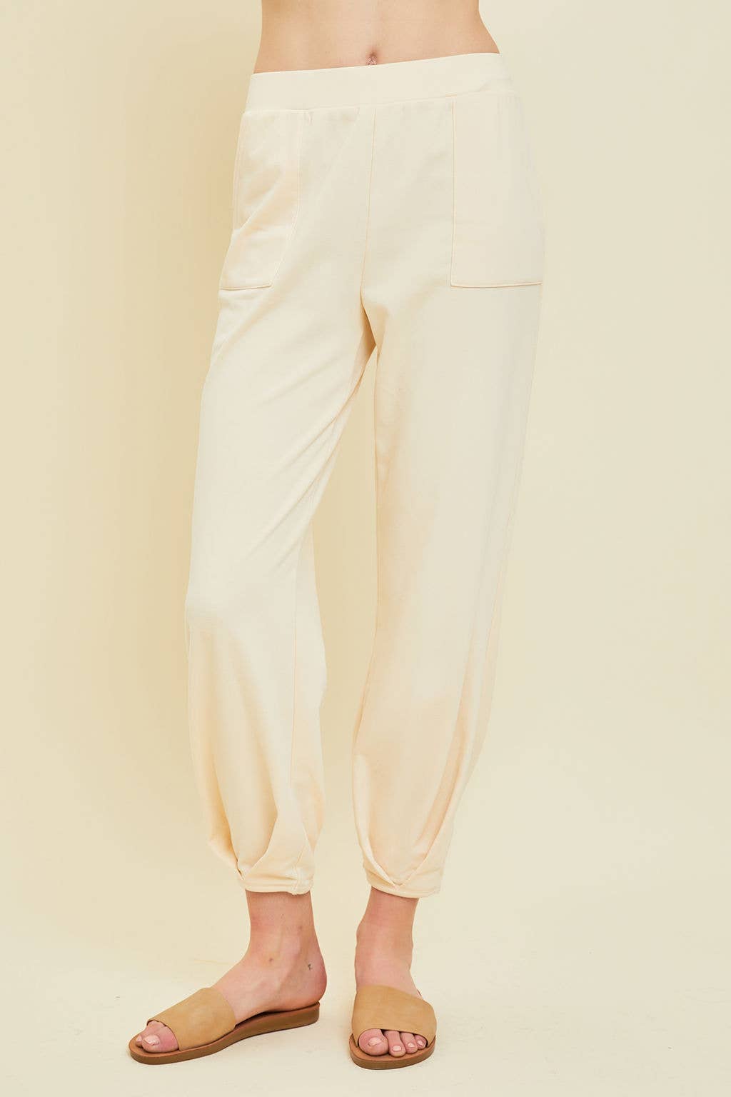 Pleated Jogger Pants