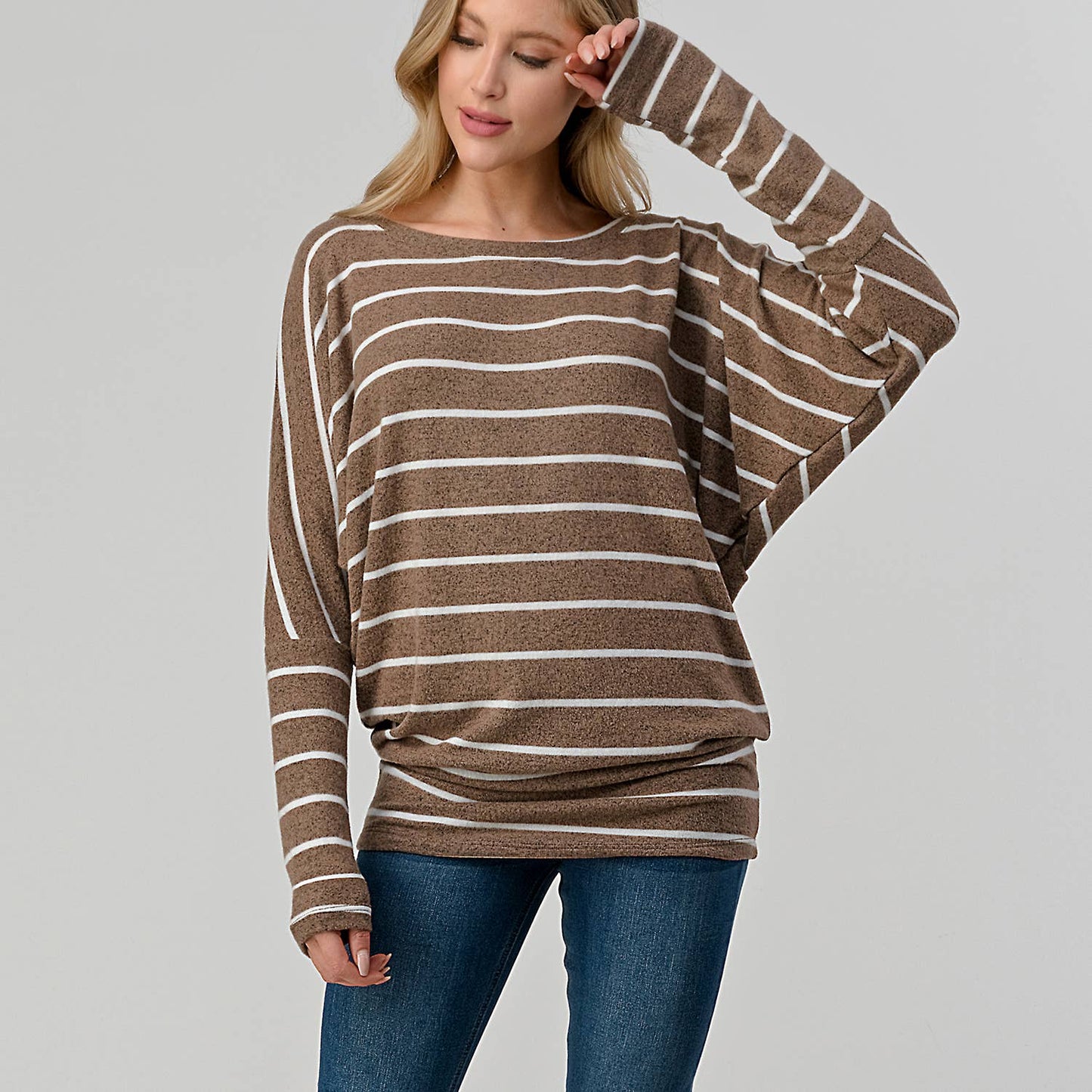 Long Dolman Sleeve Top