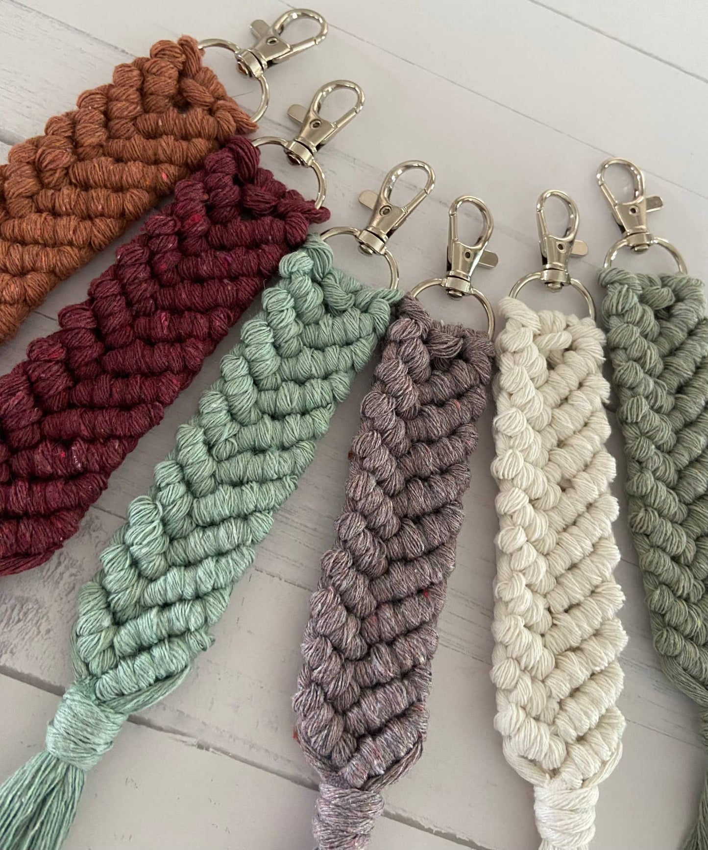 Mermaid Style Macramé Keychain