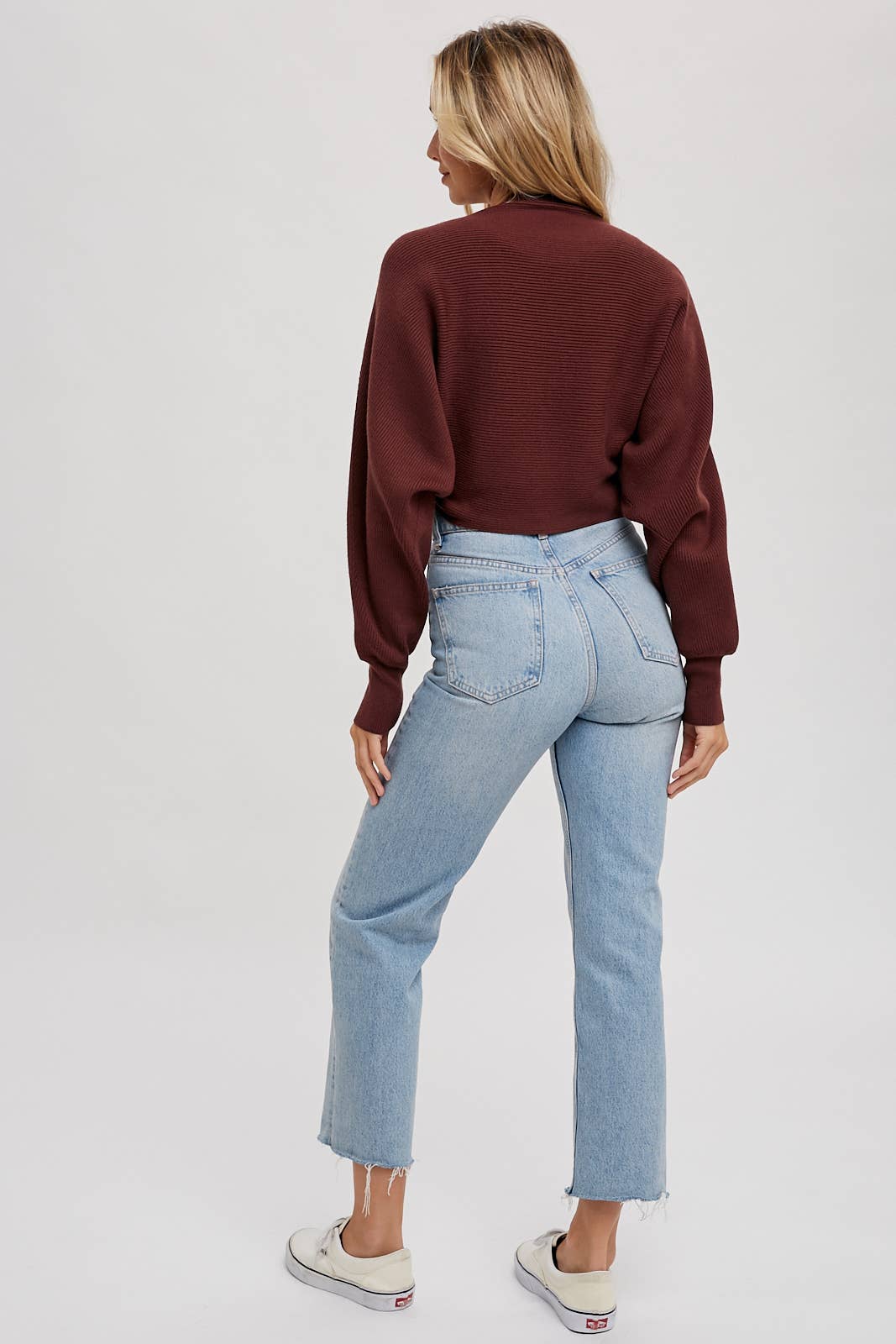 Cropped Shrug Knit Sweater