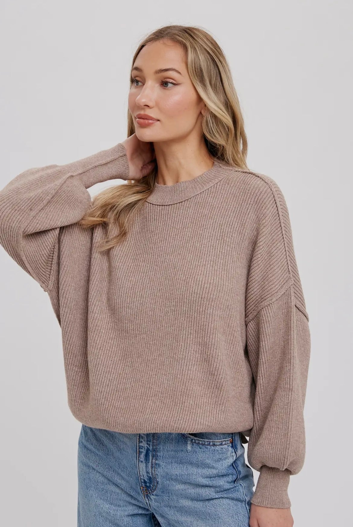 Mock Neck Pullover