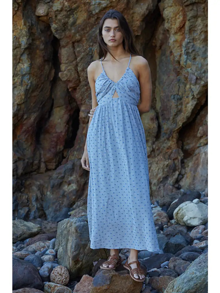 Dotted Breeze Maxi Dress