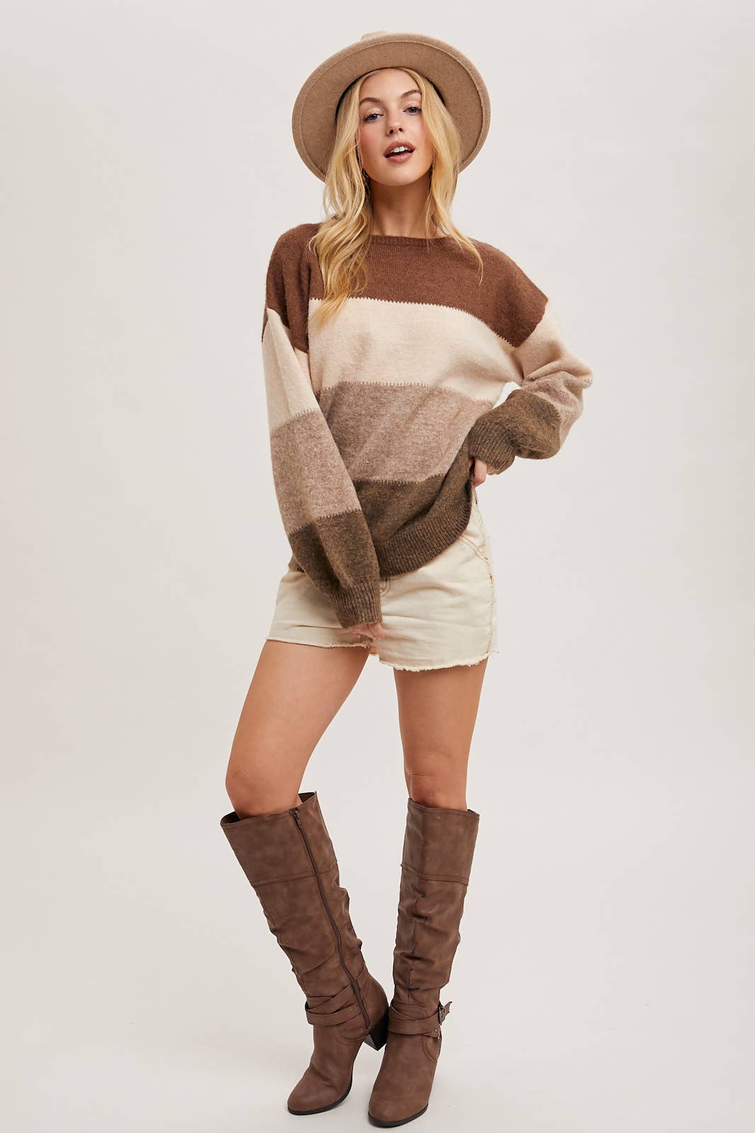 Colour Block Pullover