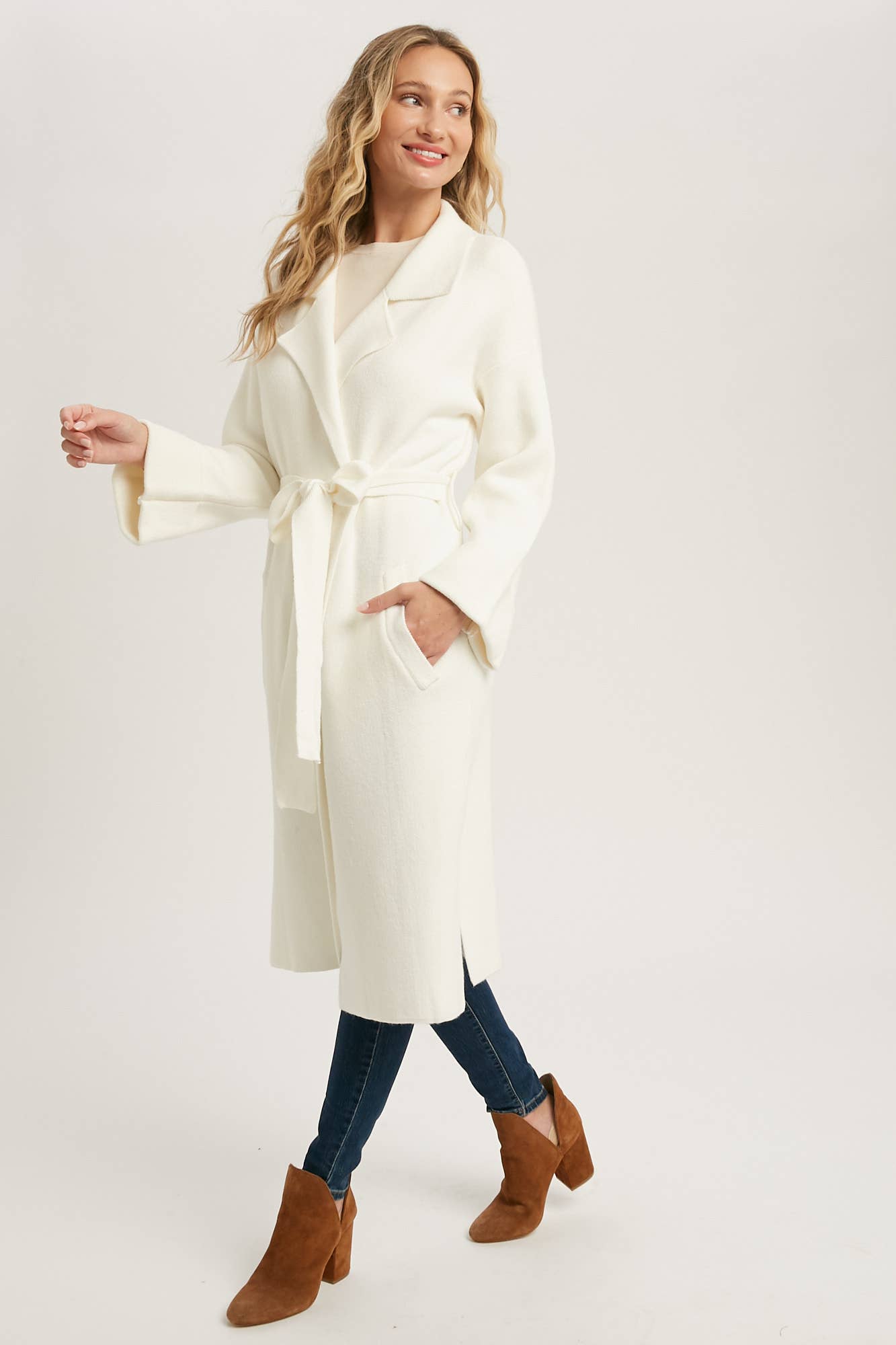 Knitted Trench Coat